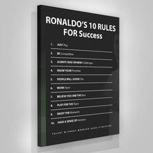 Load image into Gallery viewer, Cristiano Ronaldo's 10 Rules For Success