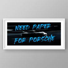 Load image into Gallery viewer, Need Paper For Porsche