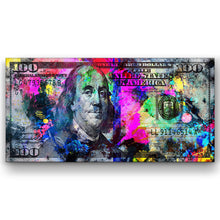 Load image into Gallery viewer, 100 Dollars Pop Art