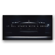 Load image into Gallery viewer, Futuristic Rolls Royce Dream Big
