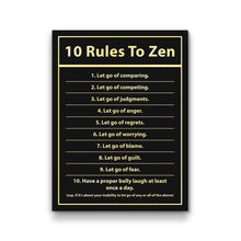 Load image into Gallery viewer, 10 Rules To Zen