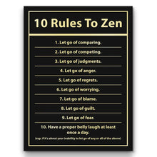 Load image into Gallery viewer, 10 Rules To Zen