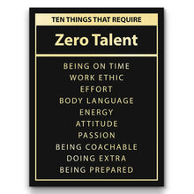 Load image into Gallery viewer, Zero Talent