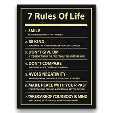 Load image into Gallery viewer, 7 Rules Of Life