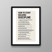 Load image into Gallery viewer, Building Discipline