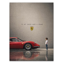 Load image into Gallery viewer, A Child's Dream - Ferrari