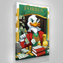 Load image into Gallery viewer, Forbes 30 Under 30 Exclusive CEO Office Decor Canvas Print Entrepreneur Poster Millionaire Investors Luxury Wall Art Money Success Symbolism