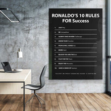 Load image into Gallery viewer, Cristiano Ronaldo's 10 Rules For Success