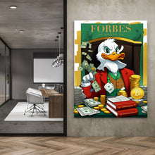 Load image into Gallery viewer, Forbes 30 Under 30 Exclusive CEO Office Decor Canvas Print Entrepreneur Poster Millionaire Investors Luxury Wall Art Money Success Symbolism