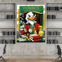 Load image into Gallery viewer, Forbes 30 Under 30 Exclusive CEO Office Decor Canvas Print Entrepreneur Poster Millionaire Investors Luxury Wall Art Money Success Symbolism