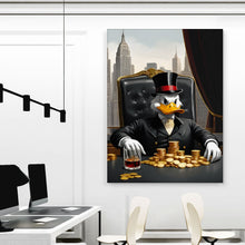 Load image into Gallery viewer, Businessman Luxury Wall Art, Business Boss Office Decor Millionaire Canvas Investor Print Workspace Inspiration NYC Skyline Wealth Lifestyle
