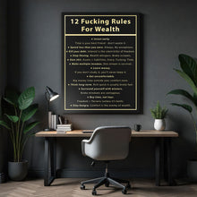 Load image into Gallery viewer, 12 Fucking Rules For Wealth