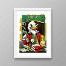 Load image into Gallery viewer, Forbes 30 Under 30 Exclusive CEO Office Decor Canvas Print Entrepreneur Poster Millionaire Investors Luxury Wall Art Money Success Symbolism