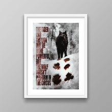 Load image into Gallery viewer, The Wolf Doesn't Perform In The Circus