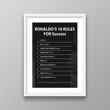 Load image into Gallery viewer, Cristiano Ronaldo's 10 Rules For Success