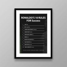 Load image into Gallery viewer, Cristiano Ronaldo's 10 Rules For Success