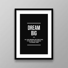 Load image into Gallery viewer, Dream Big Verb