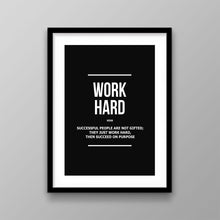 Load image into Gallery viewer, Work Hard Verb