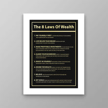 Load image into Gallery viewer, The 8 Laws Of Wealth