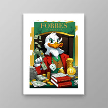 Load image into Gallery viewer, Forbes 30 Under 30 Exclusive CEO Office Decor Canvas Print Entrepreneur Poster Millionaire Investors Luxury Wall Art Money Success Symbolism