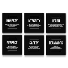 Load image into Gallery viewer, 6x Company Core Values