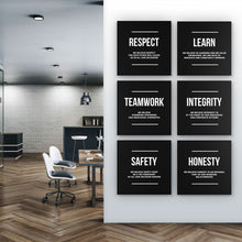 Load image into Gallery viewer, 6x Company Core Values - Success Hunters Prints
