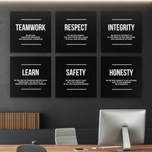 Load image into Gallery viewer, 6x Company Core Values - Success Hunters Prints