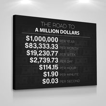 Load image into Gallery viewer, The Road To A Million Dollars - Success Hunters Prints