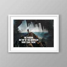 Load image into Gallery viewer, On Top of The Mountain - Success Hunters Prints