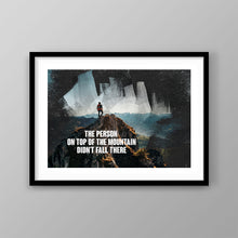 Load image into Gallery viewer, On Top of The Mountain - Success Hunters Prints