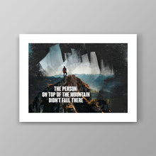 Load image into Gallery viewer, On Top of The Mountain - Success Hunters Prints