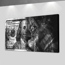 Load image into Gallery viewer, Dollars Under Lions - Success Hunters Prints