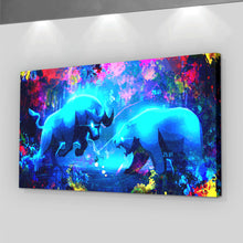 Load image into Gallery viewer, Wall Street Bull Vs Bear - Success Hunters Prints