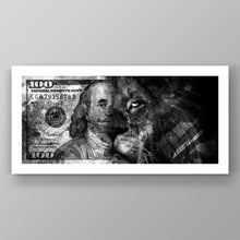 Load image into Gallery viewer, Dollars Under Lions - Success Hunters Prints