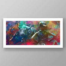Load image into Gallery viewer, Charging Bull with Fearless Girl - Success Hunters Prints
