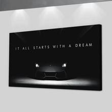 Load image into Gallery viewer, Lamborghini Dreams - Success Hunters Prints