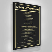 Load image into Gallery viewer, 12 Laws Of The Universe