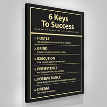 Load image into Gallery viewer, 6 Keys To Success - Success Hunters Prints