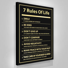 Load image into Gallery viewer, 7 Rules Of Life - Success Hunters Prints