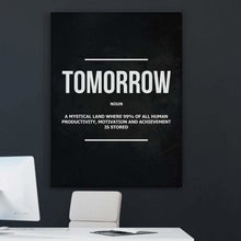 Load image into Gallery viewer, Tomorrow Noun - Success Hunters Prints
