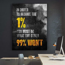 Load image into Gallery viewer, 1% Entrepreneur - Success Hunters Prints