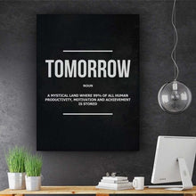 Load image into Gallery viewer, Tomorrow Noun - Success Hunters Prints