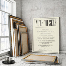Load image into Gallery viewer, Note To Self - Success Hunters Prints