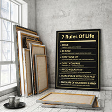Load image into Gallery viewer, 7 Rules Of Life - Success Hunters Prints
