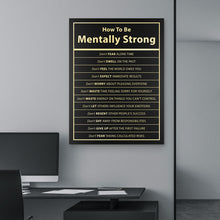 Load image into Gallery viewer, How To Be Mentally Strong - Success Hunters Prints