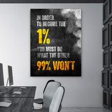 Load image into Gallery viewer, 1% Entrepreneur - Success Hunters Prints