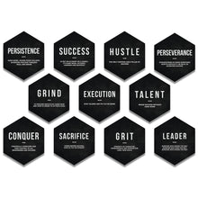 Load image into Gallery viewer, Hexagons Motivational Bundle - Success Hunters Prints