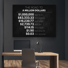 Load image into Gallery viewer, The Road To A Million Dollars - Success Hunters Prints
