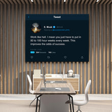 Load image into Gallery viewer, Elon Tweet Work Like Hell