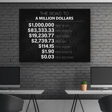 Load image into Gallery viewer, The Road To A Million Dollars - Success Hunters Prints